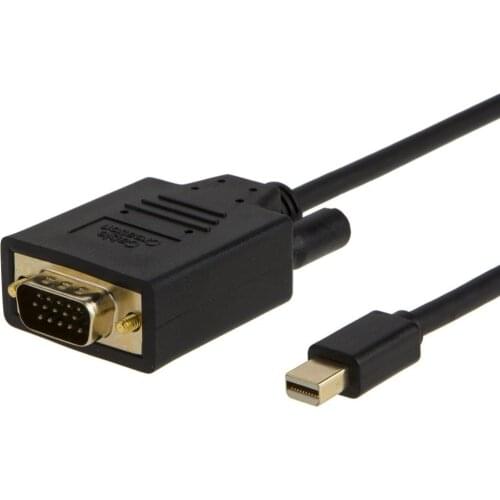 Mini DP to VGA Cable,Mini DisplayPort (Thunderbolt 2) to VGA Adapter HD Monitor, Compatible with for MAC Pro/Air/mini