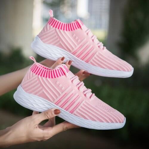 Light Womens Vulcanize Shoes Tennis Female Fashion Casual Summer for Comfortable Shoe Breathable Sports Socks Vulcanized Woman