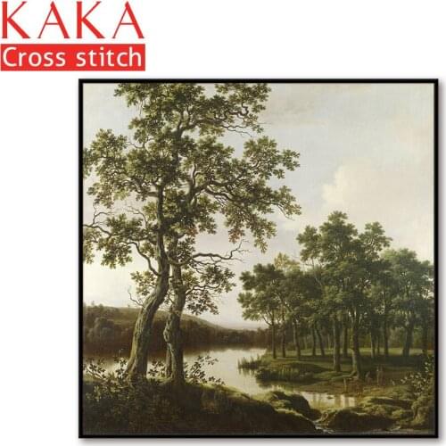 Cross stitch kits,Embroidery needlework sets with printed pattern,11CT-canvas for Home Decor Painting,Flowers Full NCKF296