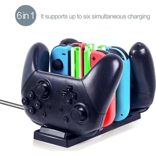 New For Nintendo Switch Pro Joystick Controller Charger Charging Dock Portable Joy Game Con & Switch Pro Controller Charger