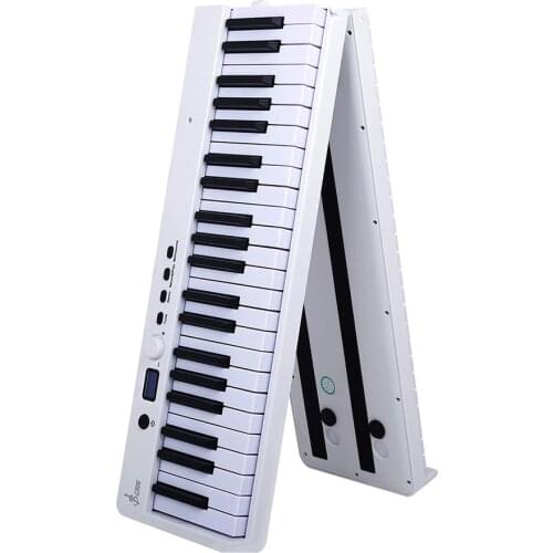 Portable Electronic Organ 88-key Folding Electric Piano Keyboard Musical Instruments Rechargeable Battery With Sustain Pedal