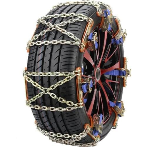 Portable Steel Truck Car Wheels Tyre Tire Snow Ice Chains Belt Winter Anti-skid Vehicles SUV Wheel Chain Mud Road Safe Safety