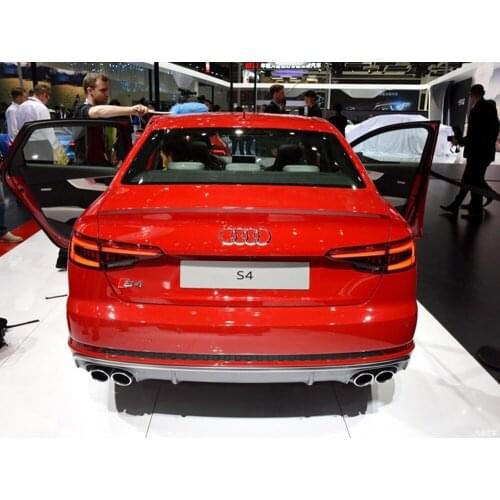 SHCHCG For Audi A4 A4L B9 Spoiler 2017 2018 ABS Plastic Unpainted Color Rear Spoiler Tail Trunk Boot Rear Lip Wing Car Styling