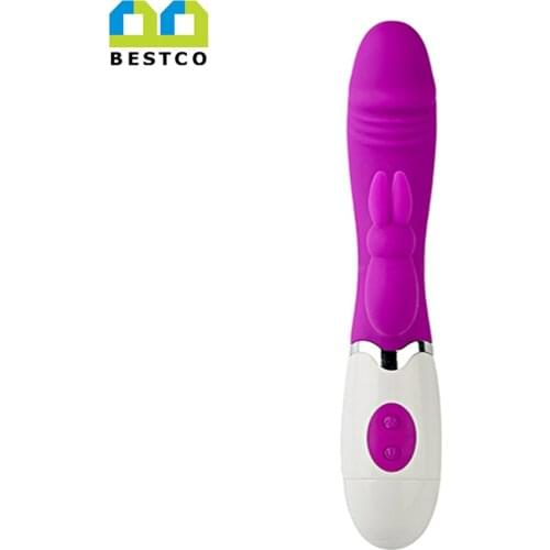 Bestco Silicone Rabbit Vibrator Massager Female AV Wand Vagina Clit G-spot Stimulator Dildo For Women Anal Adult Erotic Sex Toys