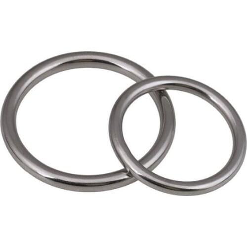 1pcs M10 stainless steel 304 seamless ring circle O-ring solid hammock yoga connection rings