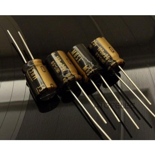 1pc NEW Nichicon MUSE KZ 100uF/25V Electrolytic Capacitors Hi-Fi Audio