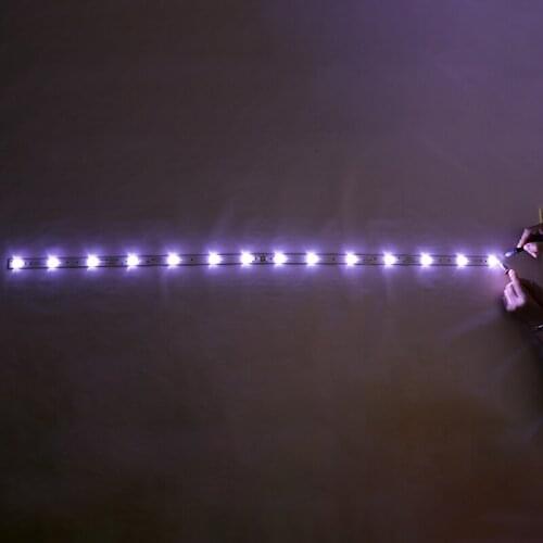 12Pieces/lot 14 LED Lamp beads LCD TV backlight bar 7 lamp docking Lamp strip 50 inch long 1M lamp strip 7LED+7LED=1M 100%New