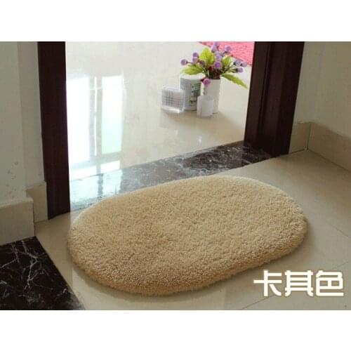 2019 NEW Design Hot Sale 360 Rotatable Super Slip-Resistant Pad Room Oval Carpet Floor Mats 40*60CM 50*80cm Free Shipping