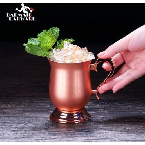 340ml Moscow Mule Copper Mugs Metal Mug Cup Stainless Steel Beer Wine Coffee Cup