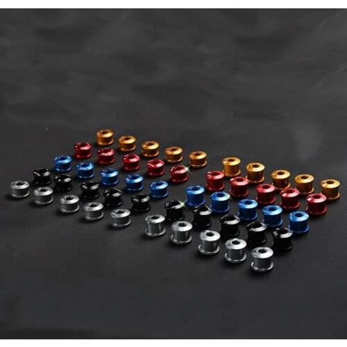 5pcs dental plate sheet screw ultralight single disk aluminum alloy pan nail titanium metal five colors optional colorful