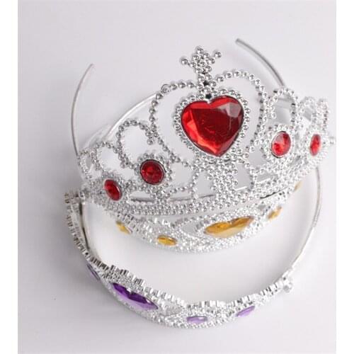 Childrens Doll Accessories Plastic Crown Birthday Frozen Princess Aisha Crown Toy