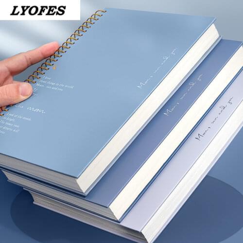 B5 Binder Journal Notebook Office Supplies Thicken Spiral Notebooks and Journals Budget Book Diary School Stationery Sketchbook