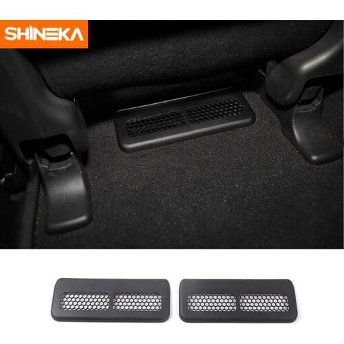 SHINEKA Car Styling Seat Air Condition Outlet Vent Decoration Cover Trim Strip for Nissan Patrol Y62 2017 Interior Accessories
