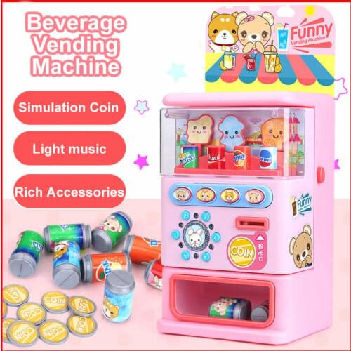 Childrens Toy Simulated Vending Machine Mini Childrens Puzzle Game Pretend Play Simulation Sound Childrens Puzzle Game Toys