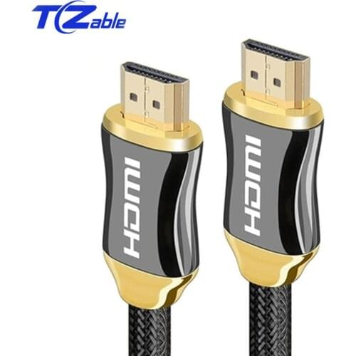 HDMI Cables Male to Male 2.0 Version 4K 3D High Speed 1m 1.5m 2m 5m 8m 10m 15m 20m For Project TV Box Television