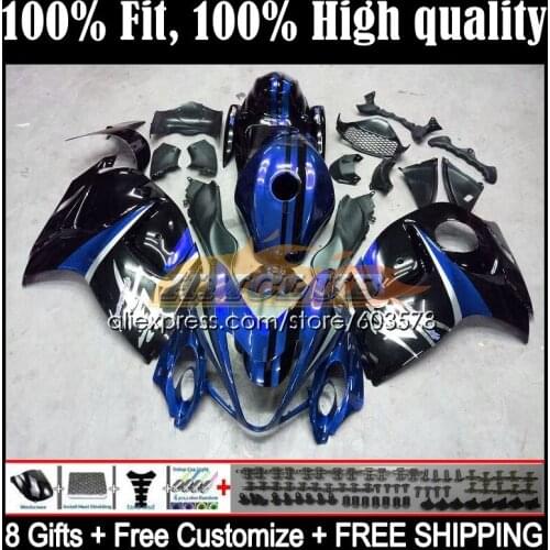 Injection For SUZUKI GSXR1300 Hayabusa 2008 2009 2010 2011 2012 2013 21CL.113 GSXR 1300 CC 14 15 16 17 18 19 Fairing blue black