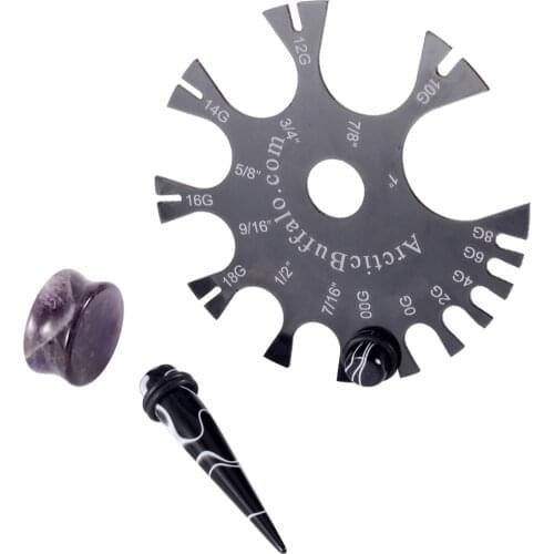 1PC Acrylic Wire Gauge Measuring Tool Black 1mm-25mm Wire Gauge Thickness Gauge Measurement Tester Ruler Gauge Diameter Tool