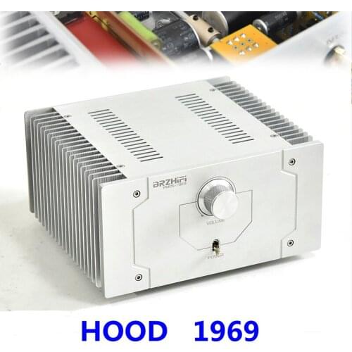 The Hood 1969 Class A power amplifier of the field effect tube has the sound quality of a tube amplifier