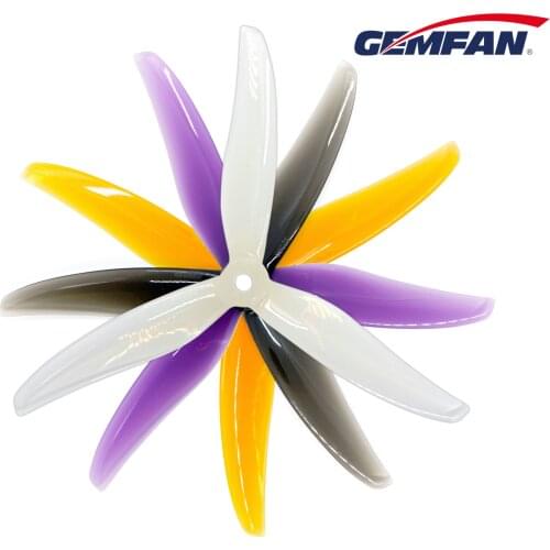 Gemfan Freestyle 5226 5.2X2.6X3 3-Blade PC Propeller for RC FPV Racing Freestyle 5inch Drones Higher Cruising Speed & Efficiency