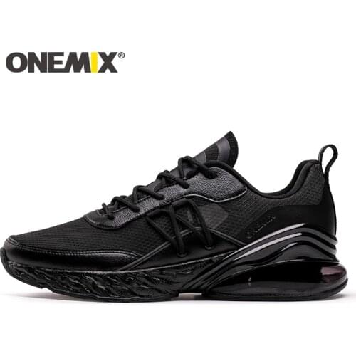 ONEMIX fashion Men Sneakers Fashion Damping Air Cushion Male Running Shoes Breathable Mesh Durable Athletic Outdoor Sports Shoes