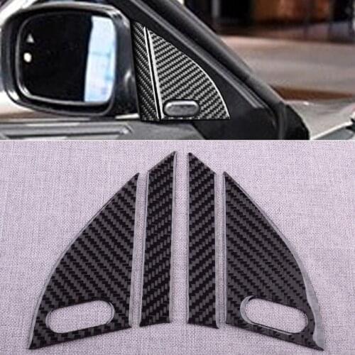 Interior Door Speaker Panel Cover Trim Frame Carbon Fiber Black Fit for Dodge Charger 2020 2019 2018 2017 2016 2015