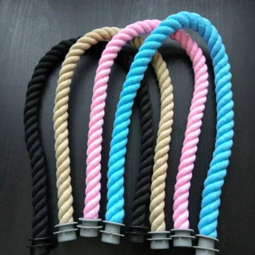 New 65Cm 1 Pair Soft Nature Rope Handle For Italy Obag O Bag Handles Handbag Strap Bag Parts Accessories DIY Womens Bags