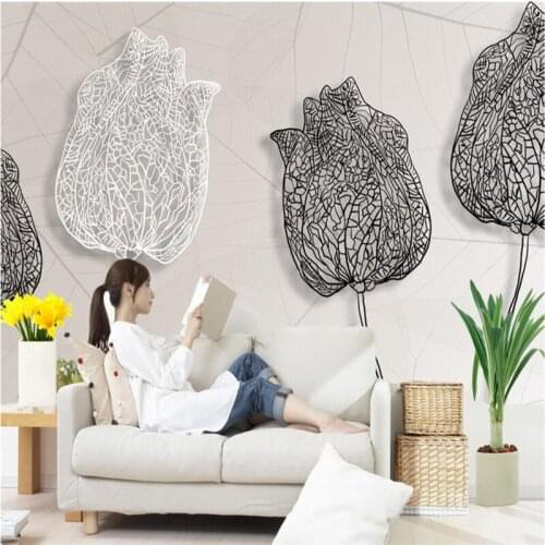 Beibehang Custom Photo Wall paper Mural Wallpaper 3D Background Wall Abstract Flower papel de parede wallpaper for walls 3 d