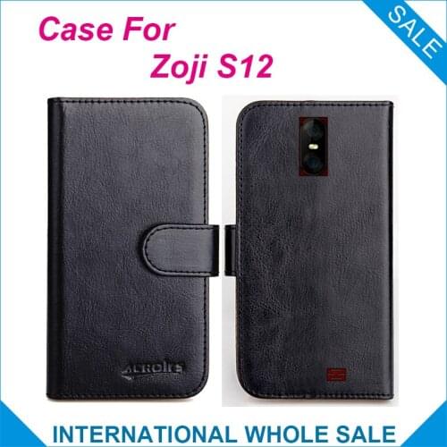 Original! Zoji S12 Case ,6 Colors High Quality Leather Exclusive Case For Zoji S12 Cover Phone Bag Tracking
