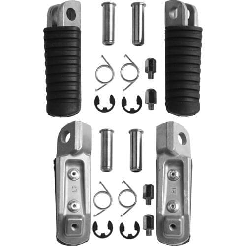 Motorcycle Front Foot Pegs for Kawasaki EX250 NINJA 250R 2008-2013 ZZR1100 1993-2002 /ZX9R 1994-1997 Footrest Pedals FootPegs