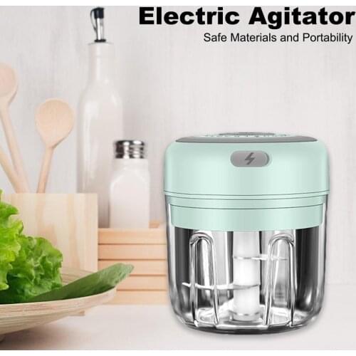 Electric Mini Garlic Chopper Food Chopper Portable Food Crusher Masher Vegetable Sturdy Meat Grinder Kitchen Tools Accessories