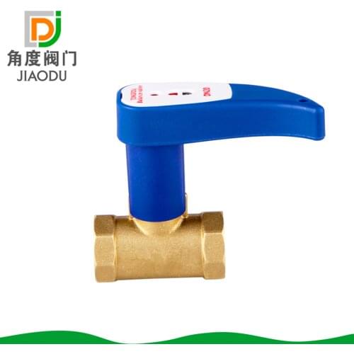 Factory direct 4 points 6 points Brass adjustable flow control lock valve digital lock balance valve