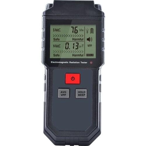 Handheld Digital EMF Meter Electromagnetic Radiation Tester Electric Field Magnetic Field Dosimeter Detector For Computer Phone