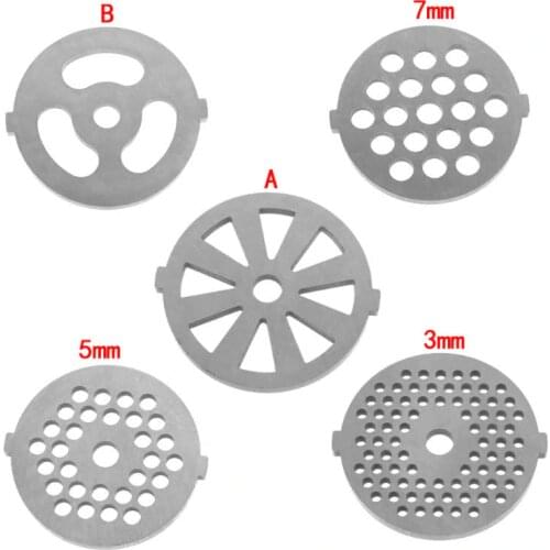 1pc Meat Grinder Plate Net Knife Meat Grinder Parts stainless Steel Meat Hole Plate