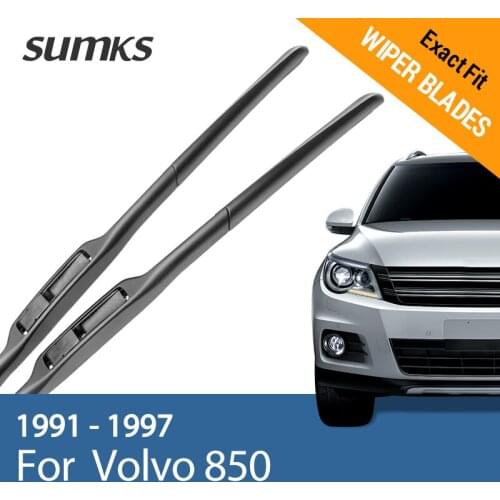 SUMKS Wiper Blades for Volvo 850 21"&21" Fit Hook Arms 1991 1992 1993 1994 1995 1996 1997