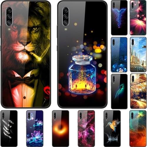 Glass Case For Samsung Galaxy A90 5G Tempered Glass Phone Case Phone Cover Phone Shell Series 1