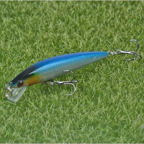 1PCS Slim Minnow Sinking Wobblers 70mm 5g Hard Artificial Bait High Quality Plastic Crankbaits For Bass Pike 6# Hooks Tackle