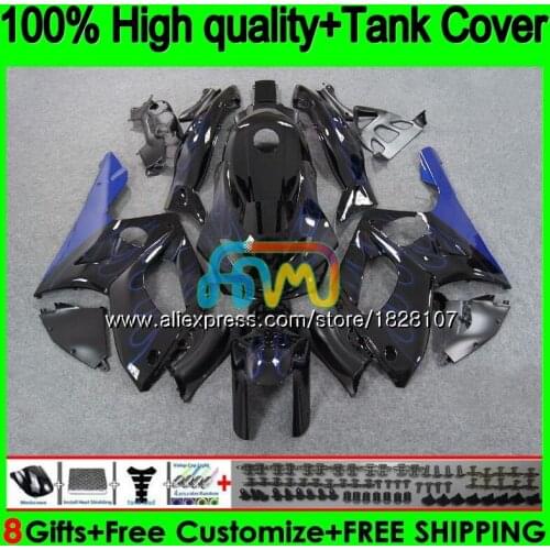 YZF-600R For YAMAHA YZF600R Thundercat 96 97 98 1999 2000 2001 02 72BS.80 YZF 600R Blue flames 1996 1997 1998 99 00 01 Fairing