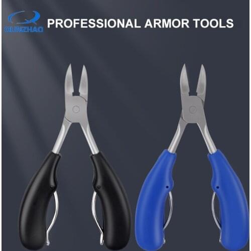 1sets Double Spring Plastic Handle Fingernail &Toenail Cuticle Nipper Trimming Cutter Scissor Plier Nail Clipper Cutter Tool