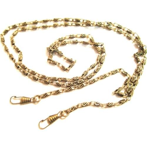 120cm/ 47.25 inch antique brass cross body bag purse chain