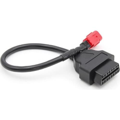 4Pin 6Pin OBD Connector Motorcycle Cable For Honda 6pin Plug Cable Diagnostic Cable 6Pin to OBD2 16 pin Female Adapter Cable