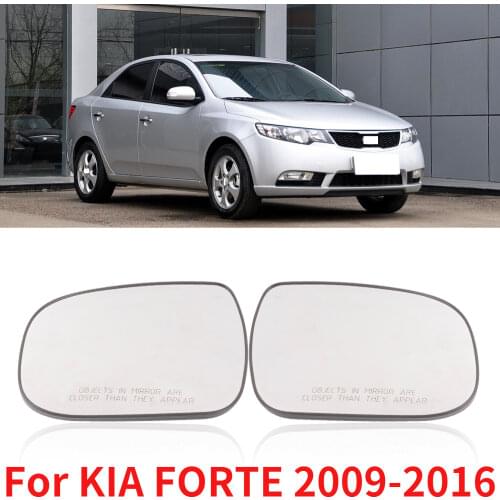 CAPQX For KIA FORTE 2009-2016 Rearview mirror glass Rear View Mirror Glass Lens Side Clear Rearview Mirror Glass white Lens