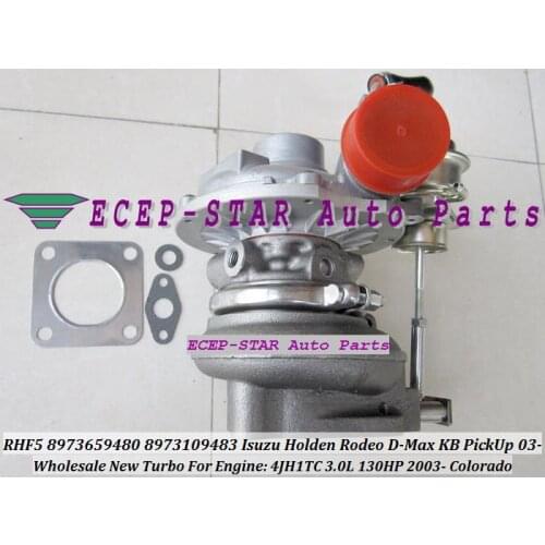 Free Ship RHF5 VB430093 8973544234 8973109483 Turbo Turbocharger For ISUZU Rodeo D-MAX Pickup 03- 4JH1T 3.0L 130HP With Gaskets