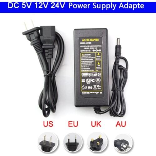 DC5V DC12V DC15V 1A 2A 3A 5A 7A 8A 10A LED Adapter Power Supply For led strip lamp light led power driver with plug