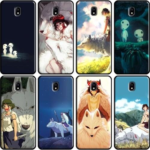 Anime Princess Mononoke Cover For Samsung Galaxy J1 J3 J4 J5 J6 J7 2016 2017 A3 A5 A6 A8 A9 J2 Core J8 2018 Cover