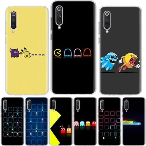 Cute Pacman Eating Phone Case For Xiaomi Redmi Note 10 9 9S 8 8T 7 6 5 9C 9A 8A 7A 6A 5A Pro S2 K20 K30 Coque