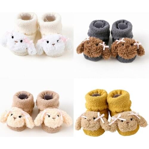 Baby newborn socks autumn winter cartoon cute dog boys girls baby foot sock