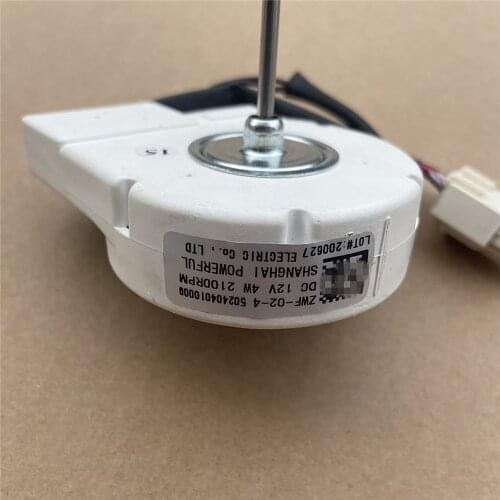 DC 12V 4W 2100RPM Refrigerator Fan Motor ZWF-02-4 50240401000Q Replacement Part for Midea Refrigerator