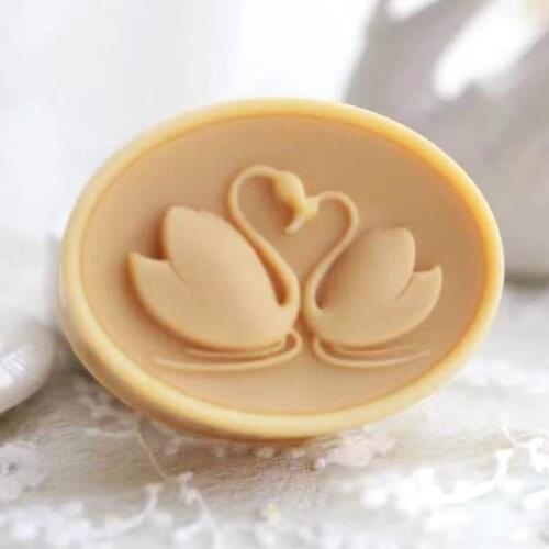 Double Swan Soap Making Molds Handmade Soap Silicone Mold DIY Fondant Cake Baking Mould Aromatherapy Plaster Crafts