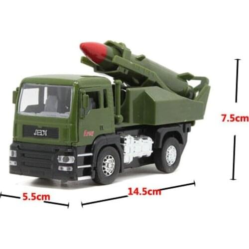 Electronic Powerful Air Defense Missile Chariots Toys Car Military Transport Vehicle Model Gift Metal Educational Boys Toy 2021