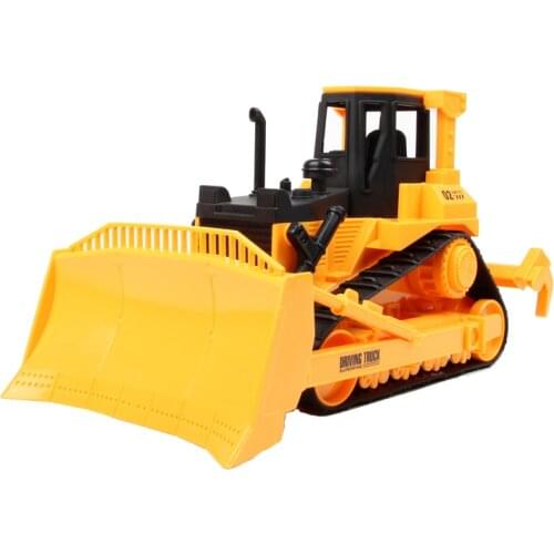 Inertial Big Bulldozer With Large Shoveling Pushdozer Model Toys Farmland Engineering Car Tractor Farmers Car Toys for Children